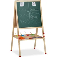 Relaxdays Kindertafel 59,0 x 59,0 cm weiß/grün