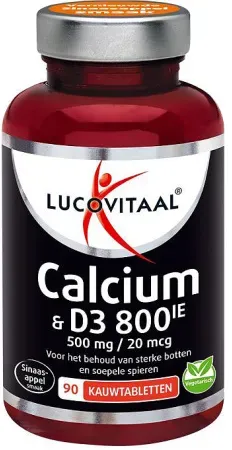 Lucovitaal Kalzium 500mg + D3 20mcg 90 Kautabletten