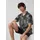 QS Kurzarmhemd mit All-over-Print Schwarz M