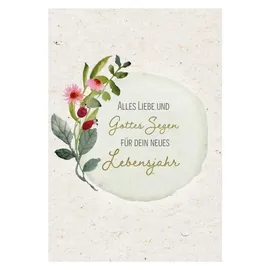 Brunnen Verlag Gießen Alles Liebe und Gottes Segen für dein neues Lebensjahr