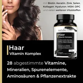 Naturecraft Haare, Haut & Nägel Vitamin Komplex Kapseln 120 St.