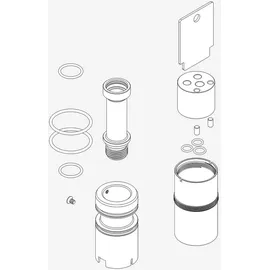 Herzbach MODUL7 Verlängerung 30mm Hebelmischer 70.718002.1.09 Brausehalterset 1 Verbraucher