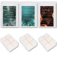 Interluxe Duftwachs 3er Set - Winter Mix mit den Düften Driving Home, Winter Frische und Winter Orange Duftmelt Wachsmelt Waxmelt duftendes Wachs
