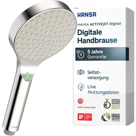 Hansa Handbrause HANSAACTIVEJET DIGITAL d 120mm, 1-str., selbstversorgend, chr