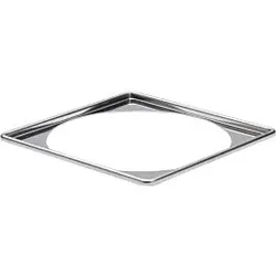 Viega Advantix Renovierungsrahmen 627034 150x150mm, Edelstahl, für Einbau über alten Ablauf