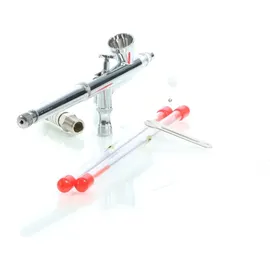 Wiltec Airbrush Pistole Typ 136T Silber 11,00mm x 55,00mm x 146,00mm