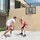sportnow Basketballkorb Blau 113 x 61 x 73 cm