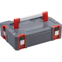 Connex Systembox Größe S - 17,5 Liter Volumen - 80 kg Tragfähigkeit - Individuell erweiterbares System - Stapelbar - Aus robustem Kunststoff / Stapelbox / Werkzeugkiste / COX566200