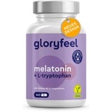 gloryfeel gloryfeel® Melatonin + L-Tryptophan, Vitamin B6 & Magnesium Kapseln 240 St