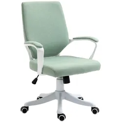 Vinsetto Bürostuhl Polyester, Schaumstoff, Nylon, PP-Kunststoff