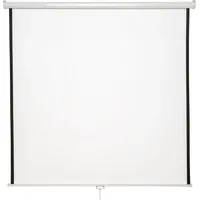 Tectake tectake® Beamer-Leinwand, ausziehbar, verschiedene Formate, Doppelschicht-Gewebetuch, faltenfrei