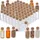 Relaxdays Mini Glasflaschen 10 ml 72 St.