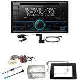 Kenwood DPX-7300DAB Bluetooth DAB Einbauset für Renault Master 3 ab 2019