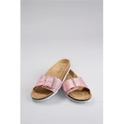 Pantolette, Sommerschuh, Strandschuh, Glitzersteine - NEUE KOLLEKTION, Gr. 36, rosa, , 81830248-36