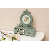 Myflair Bilderrahmen "Senja, grün", grün, B:30cm H:10cm T:37cm, MDF, MYFLAIR MÖBEL & ACCESSOIRES, Bilderrahmen, Bilderrahmen, mit 2 Schubladen, ideal auch als Schmuckkasten, Shabby Optik