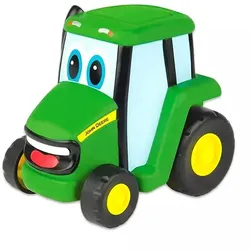 Tomy: Der Traktor Johnny fährt los, wenn man ihn drückt.