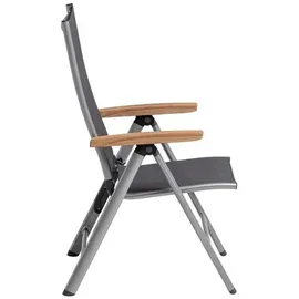 Kettler Cirrus Multipositionssessel 62 x 70 x 109 cm silber/anthrazit-grau 0100301-0100