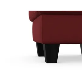 sit&more Stauraumhocker Belluci 58 x 48 x 58 cm Rot