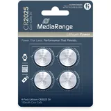 MediaRange CR2025 Knopfzelle 150 mAh 4 St.