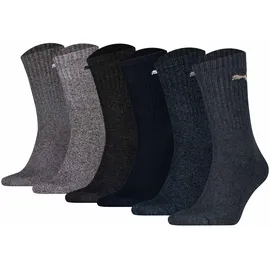 Puma Tennissocken 6er Pack Blau/Grau 43-46