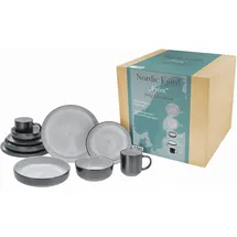 CreaTable Nordic Fjord Kombiservice 10-tlg. grau