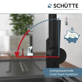 Schütte Cornwall Niederdruck schwarz matt 79169