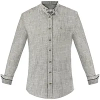 FUCHS Trachtenhemd Hemd Stefan tanne mit Stehkragen grün 3XL