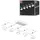 Paulmann 94469 CorDuo Seilsystem Cup Basisset GU5,3 max. 5x10W 230/12V Schwarz matt Chrom