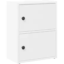 vidaXL Bücherregal 40 x 24 x 77 cm Weiß