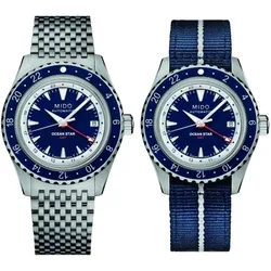 Herrenuhr Mido OCEAN STAR GMT SPECIAL EDITION Silberfarben