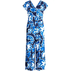 Betty & Co Jumpsuit blau / dunkelblau), / weiß S