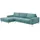 58 aufm Kessel Sessel Kaylynn Cordstoff 58 x 0 x 0 cm Eisblau