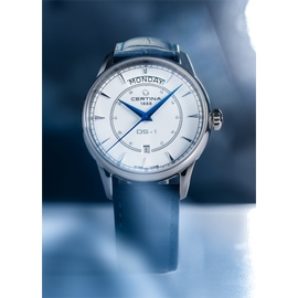 Certina DS-1 Day Date C029.430.16.011.00 - weiß,blau - 40mm