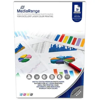 MediaRange Fotopapier matt, DIN A4 100 Blatt