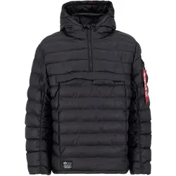 Anorak ALPHA INDUSTRIES "Alpha Industries Men - Outdoor Jackets Puffer Anorak", Herren, Gr. S, schwarz, Obermaterial: 100% Polyester, Futter: 100% Polyester, Füllung: 100% Polyester, Jacken