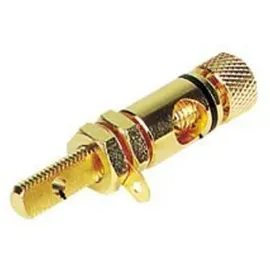 HQ Power Velleman VERGOLDETER LAUTSPRECHERANSCHLUSS - SCHWARZ