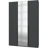 WIMEX Kleiderschrank »Mugano,in 8 Breiten,3 Höhen,2 Tiefen, viele Farben, Made in Germany« in Basic oder Premium Ausstattung, mit langen oder kurzen Griffen aus Metall, mit oder ohne Spiegel