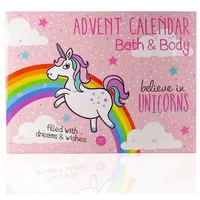 ACCENTRA Adventskalender Beauty Adventskalender Einhorn - Believe in Unicorns, lässt pinke Einhorn-Herzen höherschlagen! bunt