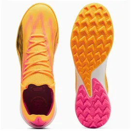 Puma Ultra Ultimate Cage Kunstrasenschuhe Herren Sun Stream/Black/Sunset Glow 43