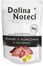 DOLINA NOTECI Hühnergericht mit Nudeln 100g - Nassfutter für Hunde