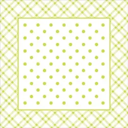 Mank Tassendeckchen aus Tissue mit Folienbeschichtung, 90x90 mm, 250 Stück - Antonia in Lime - Einweg Untersetzer