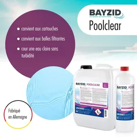 Bayzid 5 L BAYZID® Poolclear - Trübungsbeseitigung für Pool-Filter mit Kartuschen & Filterballs