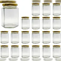 Espirito rebelde Honigglas sechseckig 270 ml 20 St.