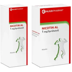 Nicotin AL 1 mg/Sprühstoß Spray zur Anwendung in der Mundhöhle