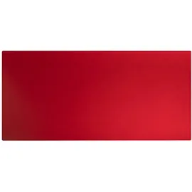 Exacompta Schreibunterlage Home Office aus zweifarbigem Kunstleder (Polyurethan) Rot, Schwarz 40 x 80 cm