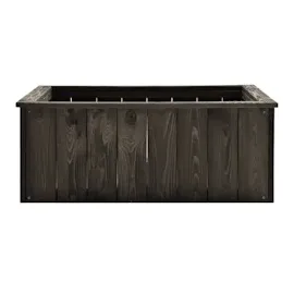 vidaXL Hochbeet 74 x 77 x 30 cm Dunkelgrau