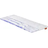 sleepling – Gelschaumtopper, 80x200 cm, mit Memory Effekt, Ökotex, orthopädische Matratzenauflage, Made in EU, weiß