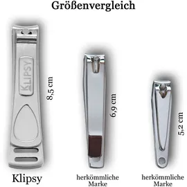 K-Pro Nagelknipser Groß - Edelstahl Fingernägel Fußnägel Nagelzwicker 1 St