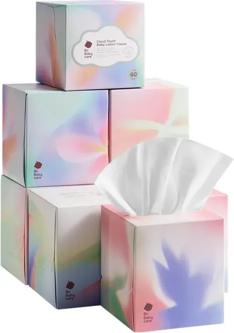 Bc Babycare Lotion Tissue 8 × 60 = 480 Stück
