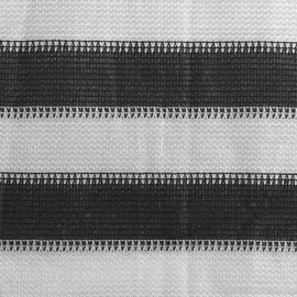 vidaXL Balkonsichtschutz HDPE 75 x 600 cm Anthrazit und Weiß